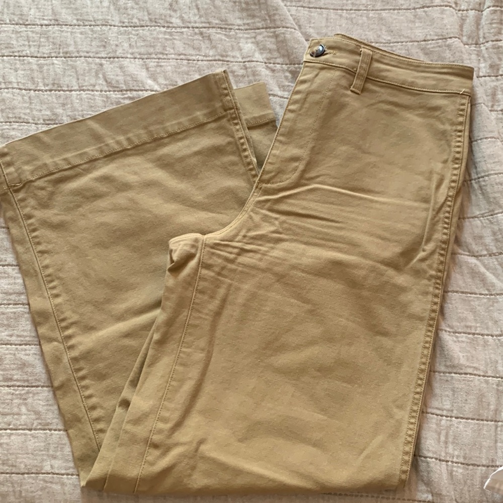 Madewell Emmett full length wide leg pant